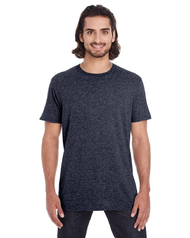 Anvil Fashion Fit T-Shirt | Heather Navy