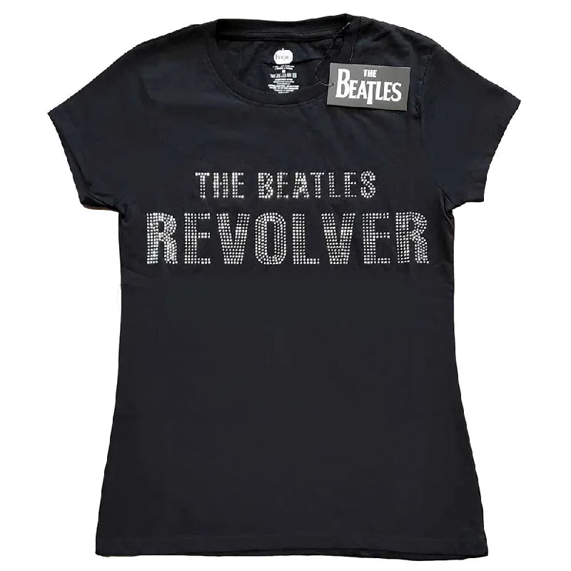 The Beatles Ladies T-Shirt: Revolver (Diamante)