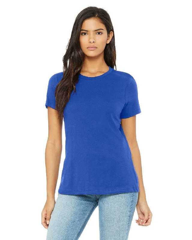 Bella+Canvas Ladies Relaxed Short Sleeve Jersey T-Shirt | True Royal