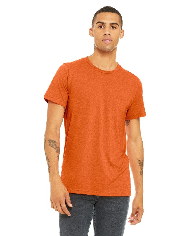 Bella+Canvas Unisex Heather CVC T-Shirt | Heather Orange