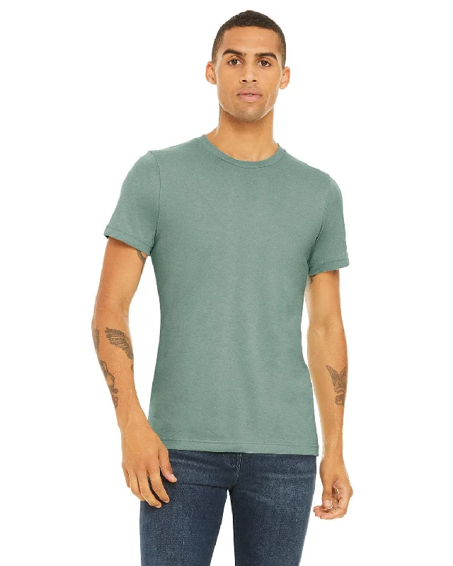 Bella+Canvas Unisex Heather CVC T-Shirt | Hthr Dusty Blue