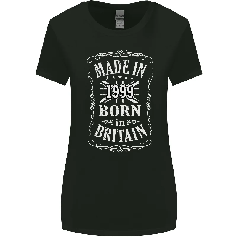 Born In Britain 24th Birthday Made 1999 Womens Wider Cut T-Shirt