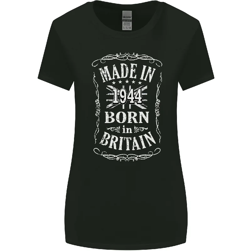 Born In Britain 79th Birthday Made 1944 Womens Wider Cut T-Shirt