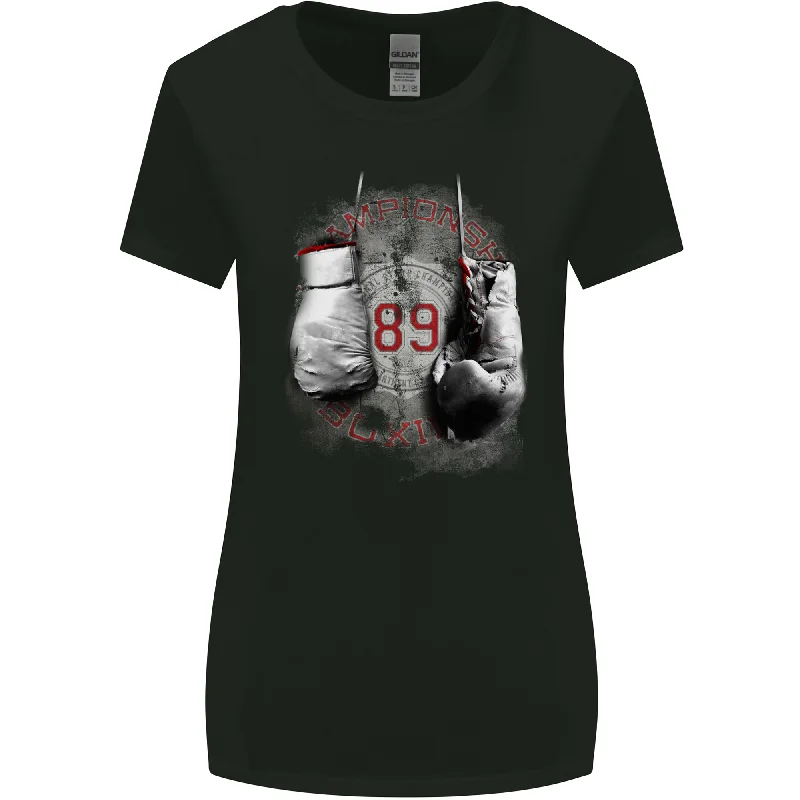 Boxing Gloves 89 Boxer Womens Wider Cut T-Shirt