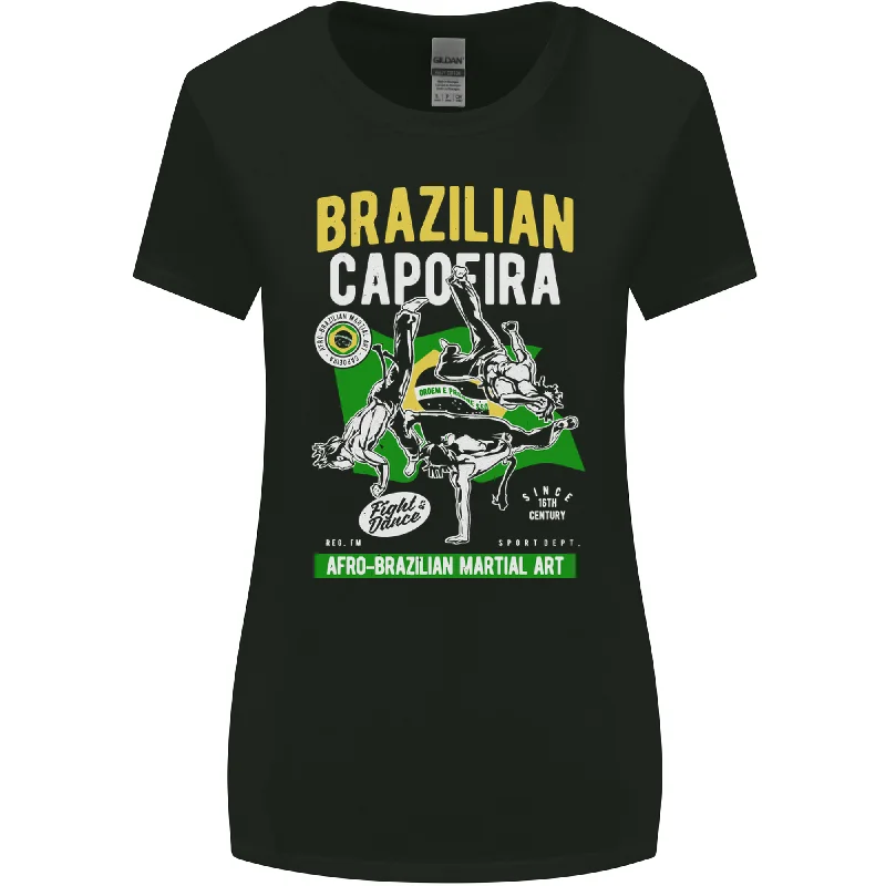 Brazilian Capoeira Mixed Martial Arts MMA Womens Wider Cut T-Shirt