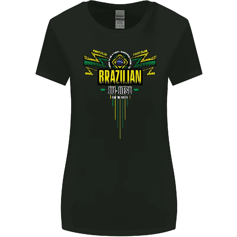 Brazilian Jiu Jitsu MMA Mixed Martial Arts Womens Wider Cut T-Shirt