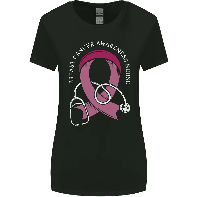 Breast Cancer Nurse Womens Wider Cut T-Shirt