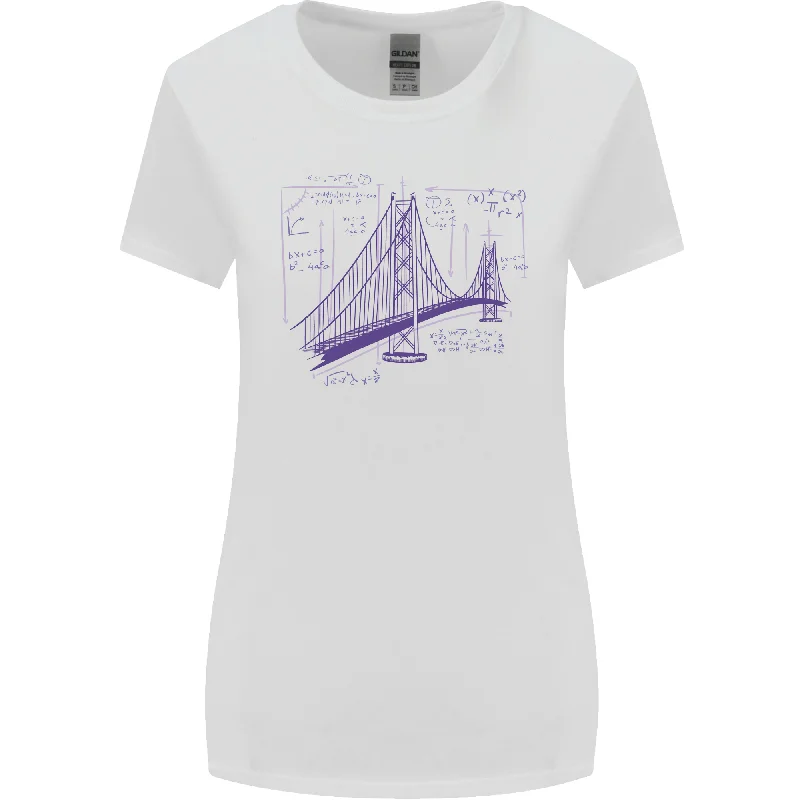 Bridge Equation Physics Maths Geek Womens Wider Cut T-Shirt