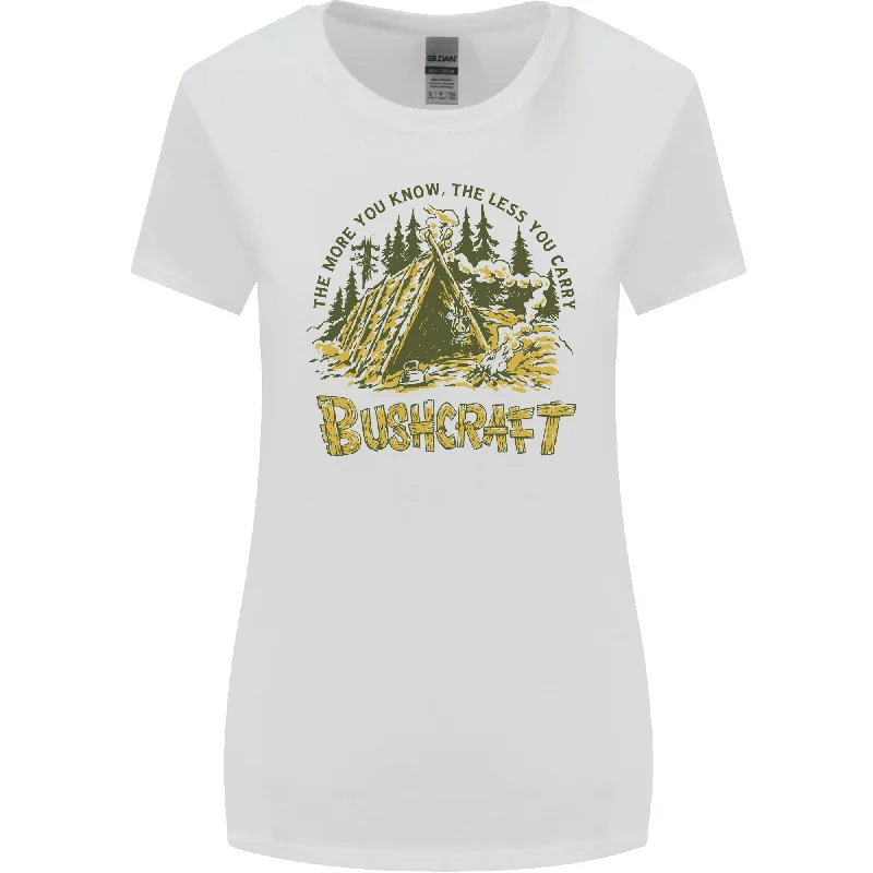 Bushcraft Funny Outdoor Pursuits Scouts Camping Womens Wider Cut T-Shirt