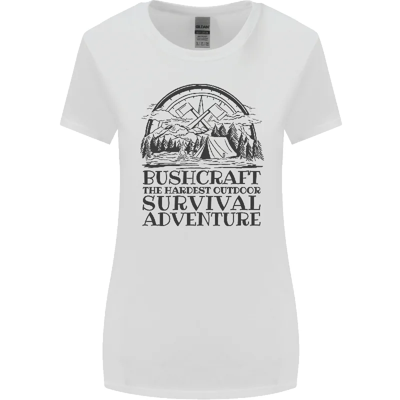 Bushcraft Outdoor Survival Adventure Womens Wider Cut T-Shirt