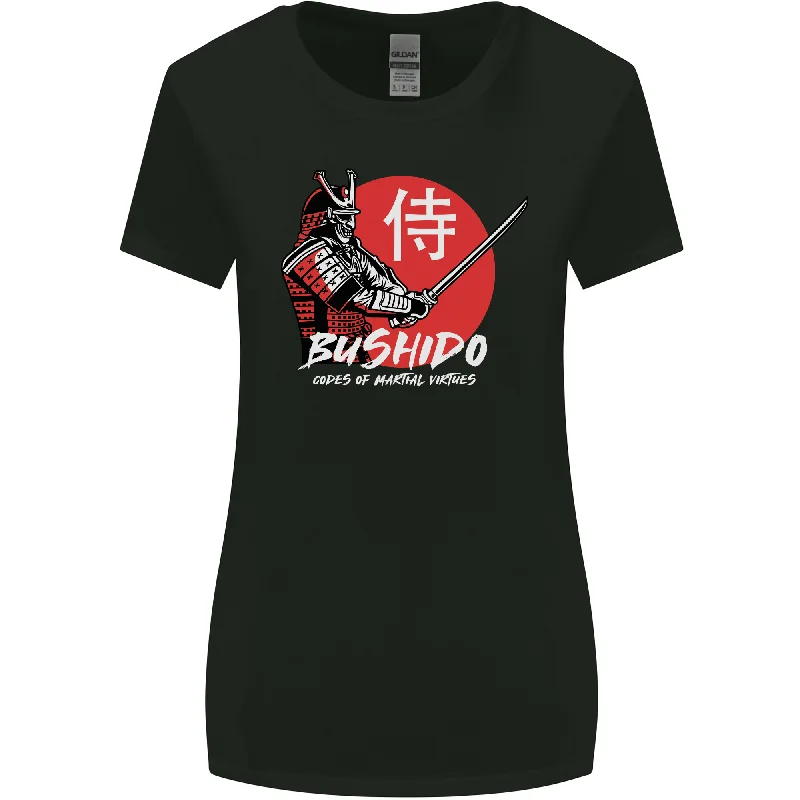 Bushido Samurai Warrior Sword Ronin MMA Womens Wider Cut T-Shirt