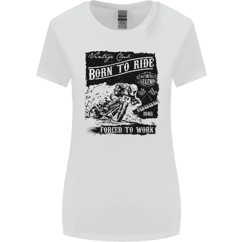 Cafe Racer Biker Motorcycle Motorbike Womens Wider Cut T-Shirt