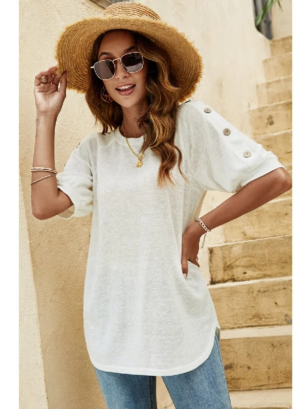 Casual Loose-Fitting T-Shirt