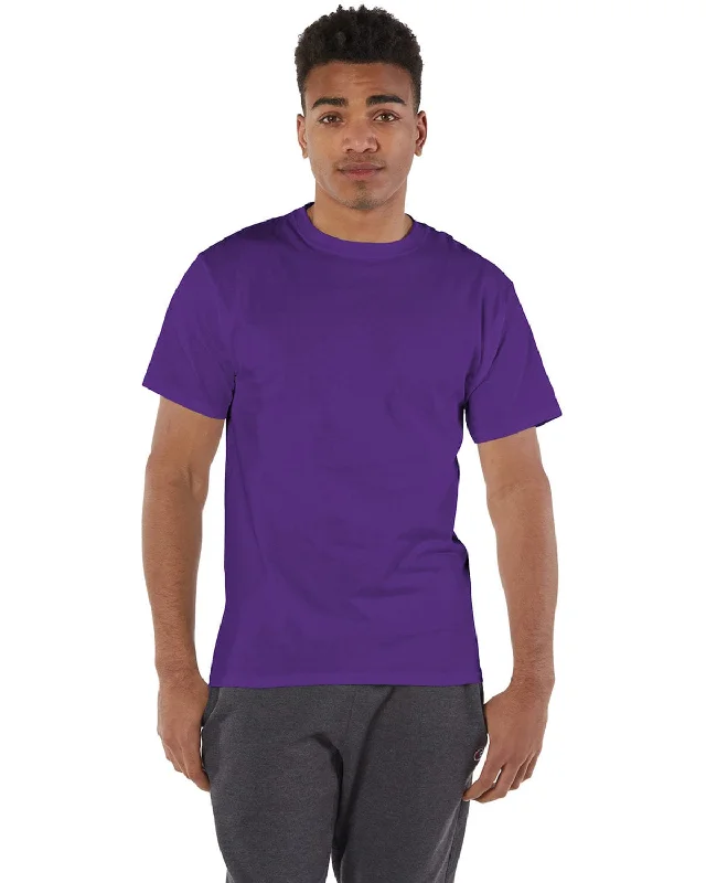 Champion Cotton T-Shirt | Purple