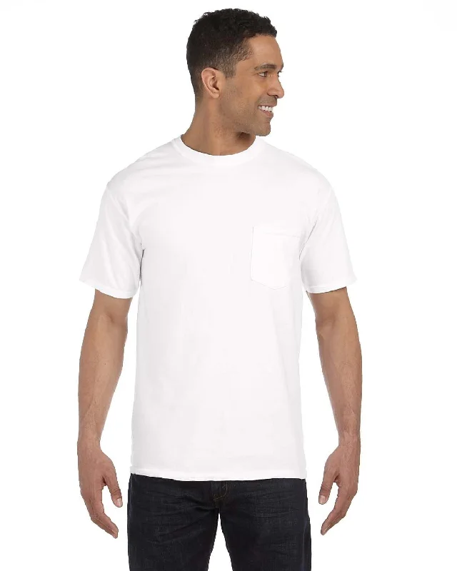 Comfort Colors Garment-Dyed Pocket T-Shirt | White