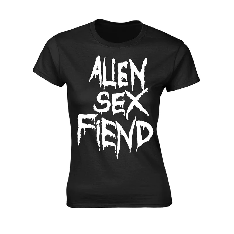 Alien Sex Fiend Ladies T-shirt: Logo