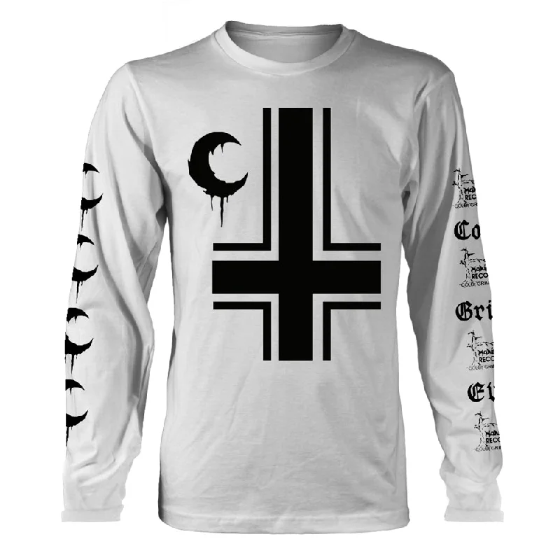 Leviathan Unisex Long Sleeved T-Shirt: Howl (White) (Back Print)