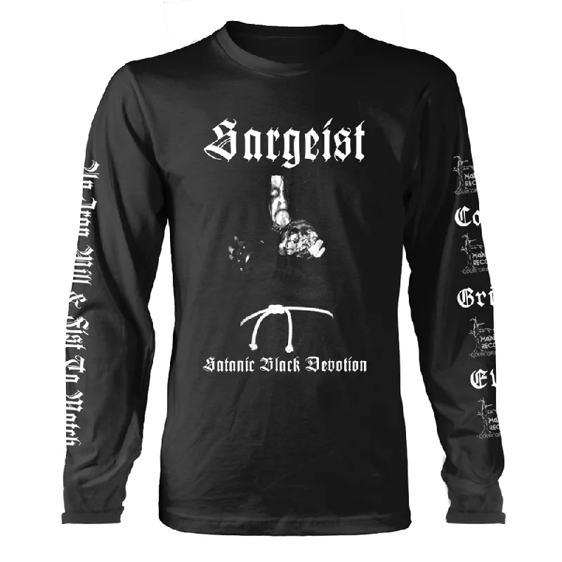 Sargeist Unisex Long Sleeved T-Shirt: Satanic Shatraug (Back Print)