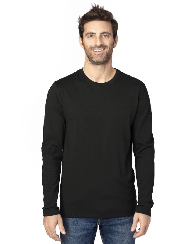 Threadfast Apparel Unisex Ultimate Long Sleeve T-Shirt | Black