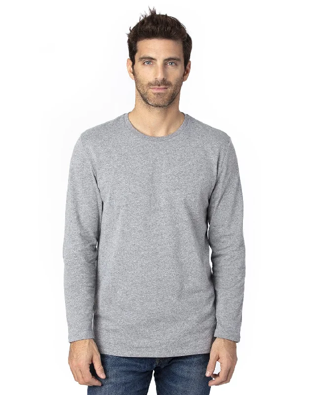 Threadfast Apparel Unisex Ultimate Long Sleeve T-Shirt | Heather Grey