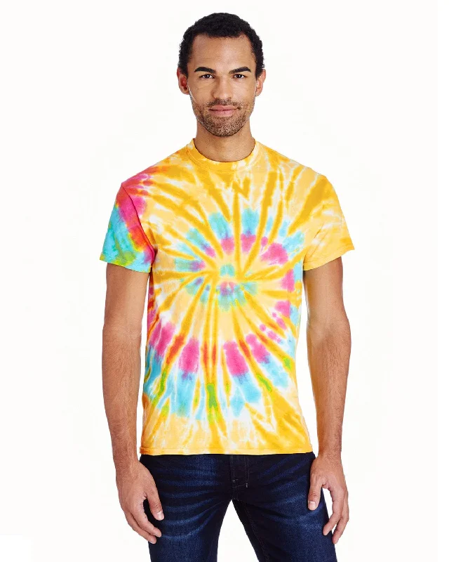 Tie-Dye 100% Cotton Tie-Dyed T-Shirt | Aurora