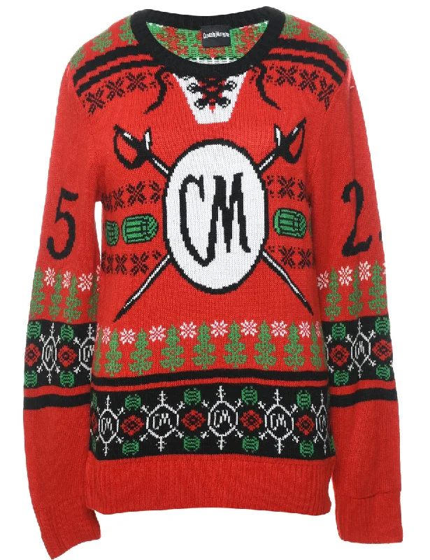 Festive Season Christmas Jumper - L