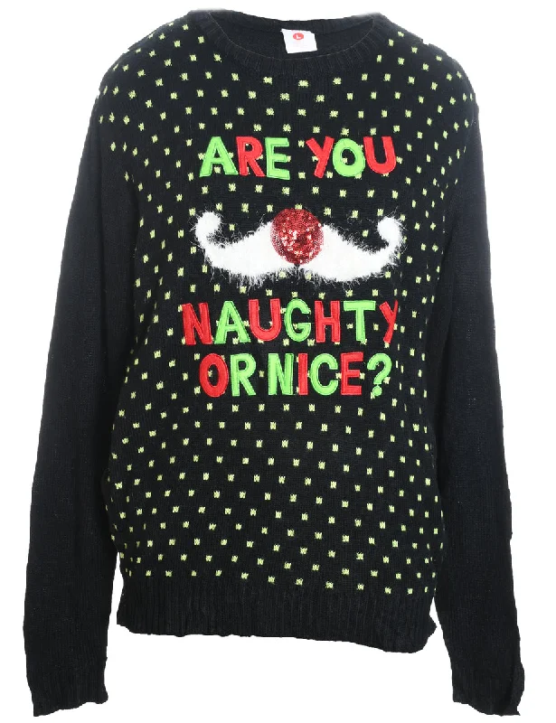 Festive Season Christmas Jumper - L