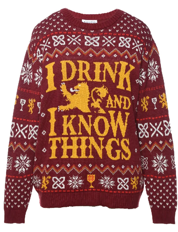 Festive Season Christmas Jumper - L