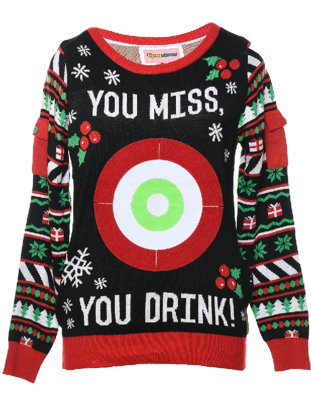 Festive Season Christmas Jumper - M