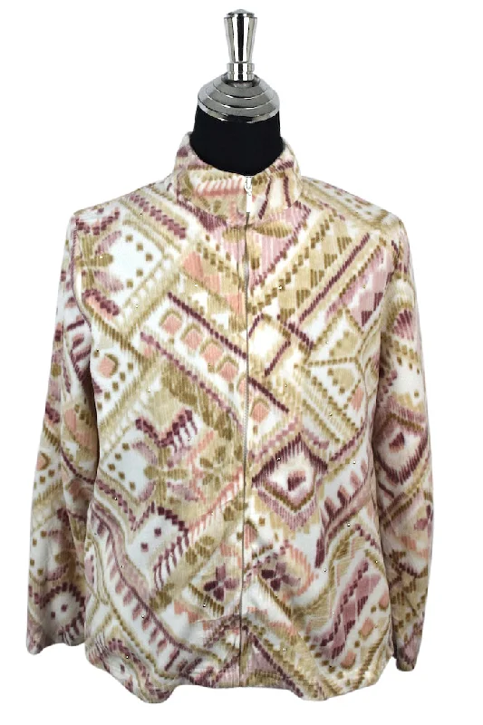 Abstract Pattern Fleece Jumper