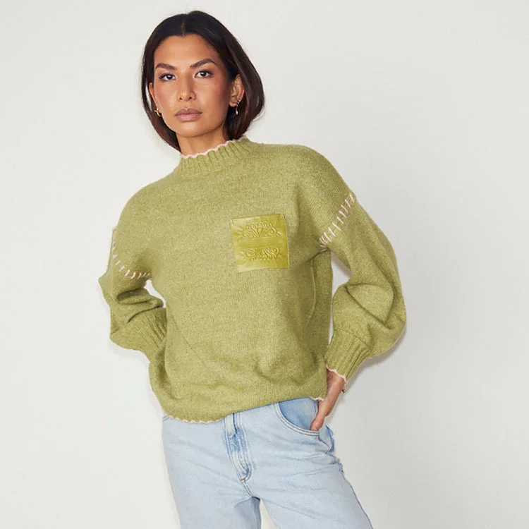 Olive Virgo Jumper