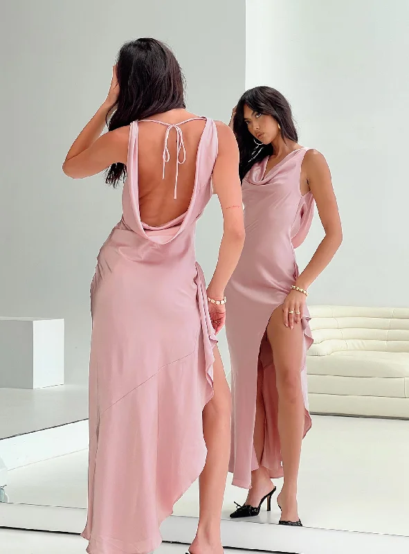 Hold Me Tight Maxi Dress Pink