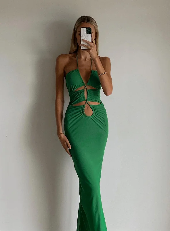 Jagger & Stone Emily Maxi Dress Green