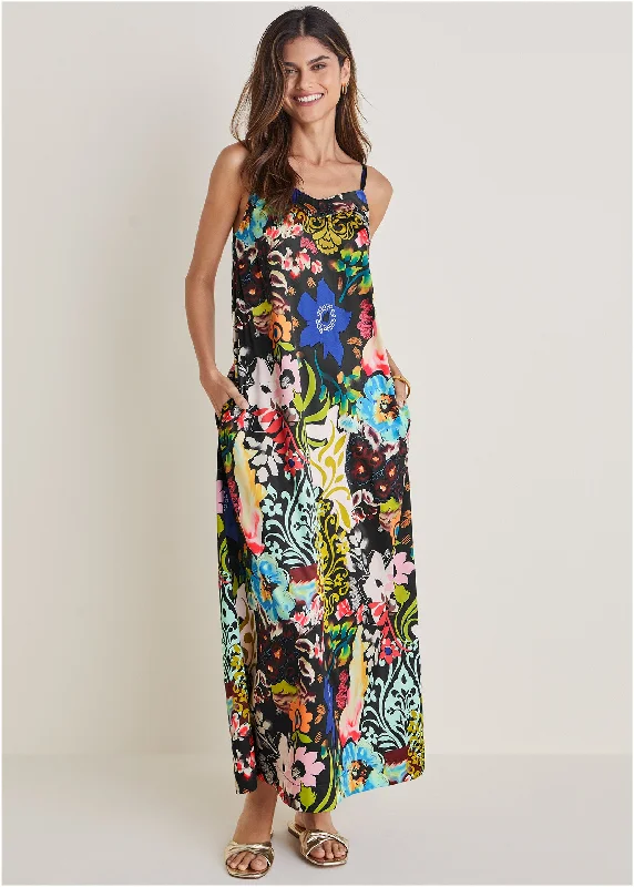 Sleeveless Maxi Dress - Viva La Vida