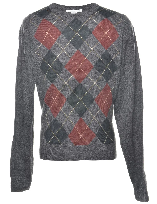 Argyle Jumper - L