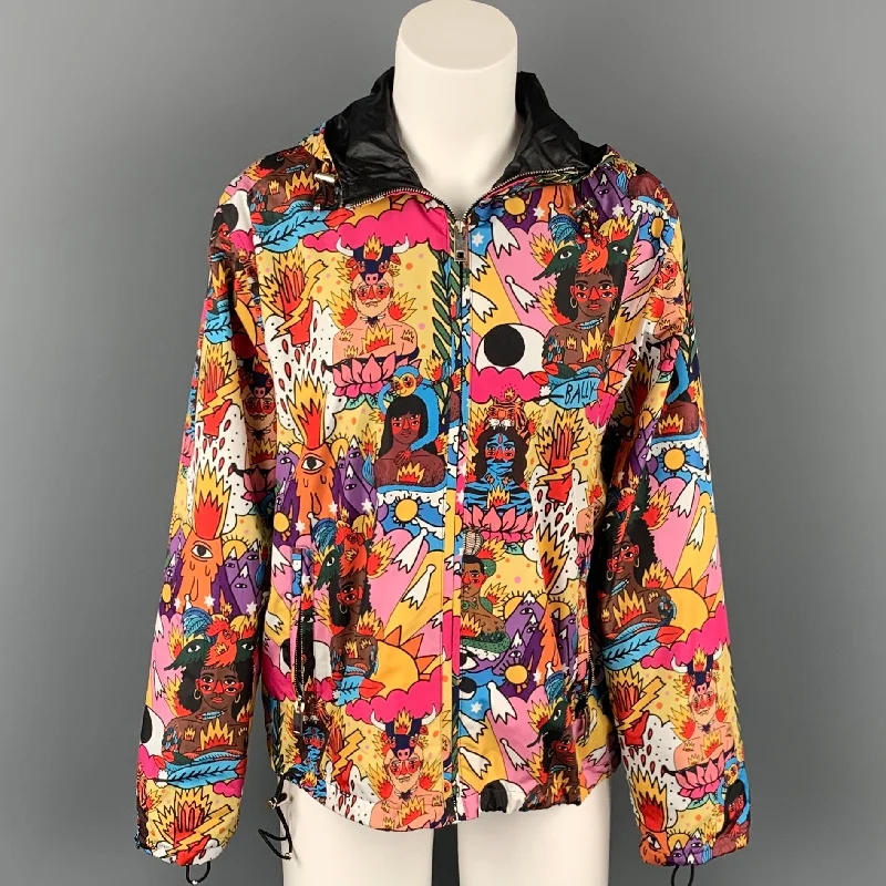 BALLY x RICARDO CAVAOLO Size 2 Multi-Color Polyester Jacket