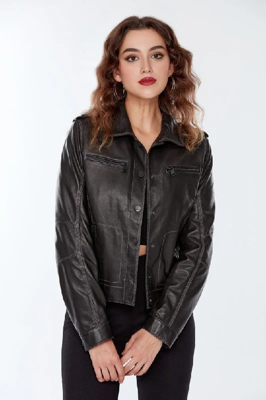 Black Benefit Jacket For Women