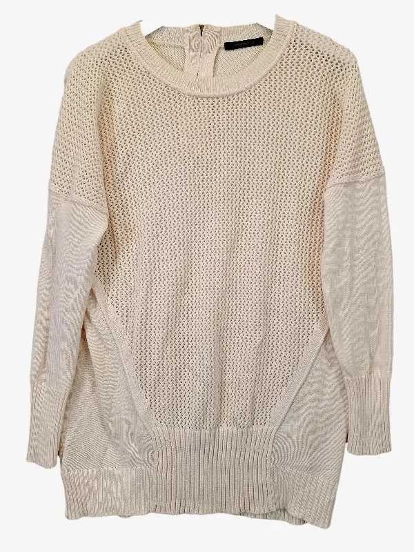 Country Road Cosy Textured Gold Detail Knit Jumper Size XS