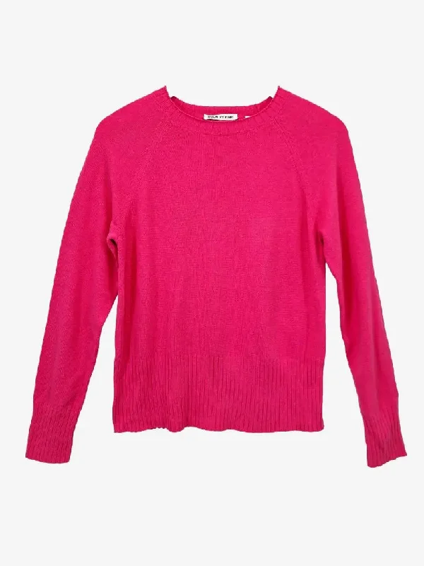 Country Road Fuchsia Lightweight Spring Knit Jumper Size XS