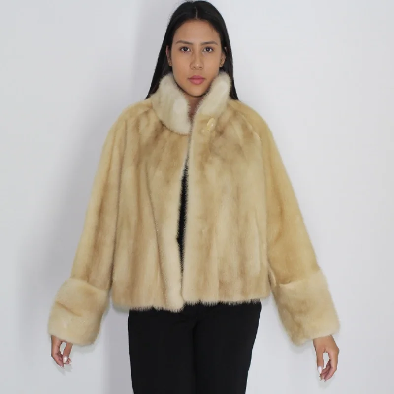 EPSILON Pearl mink jacket