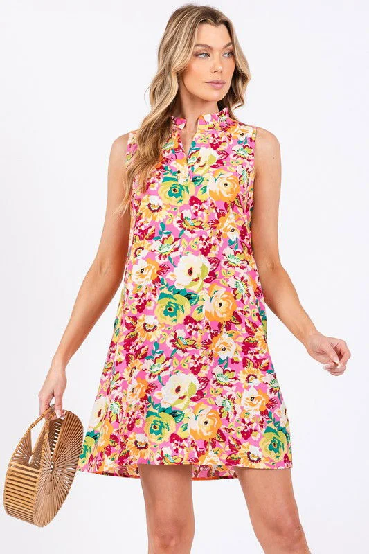 Geegee Floral Mini Dress