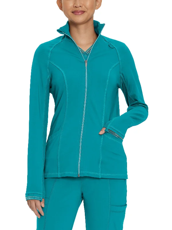 Impulse - Women's Contrast Trim Solid Scrub Jacket