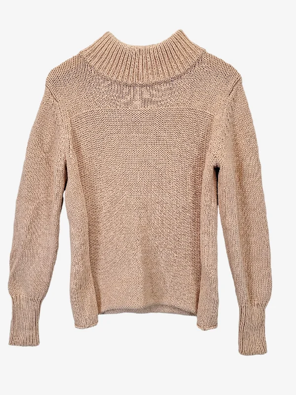 Jac + Jack Essential Mock Neck Knit Jumper Size M