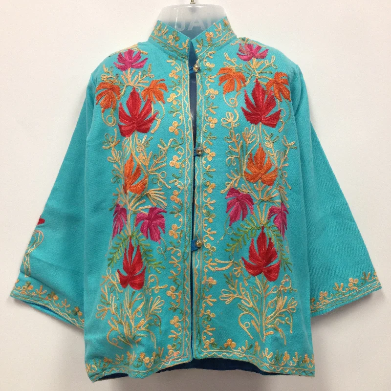 Kids Kashmiri Embroidery Wool Jacket