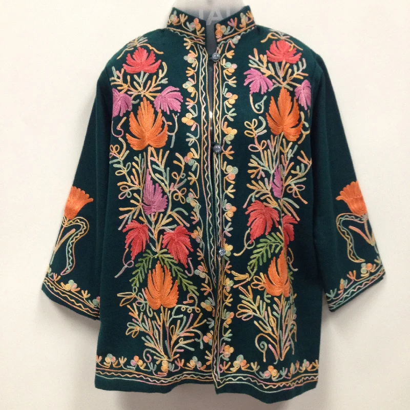 Kids Kashmiri Embroidery Wool Jacket