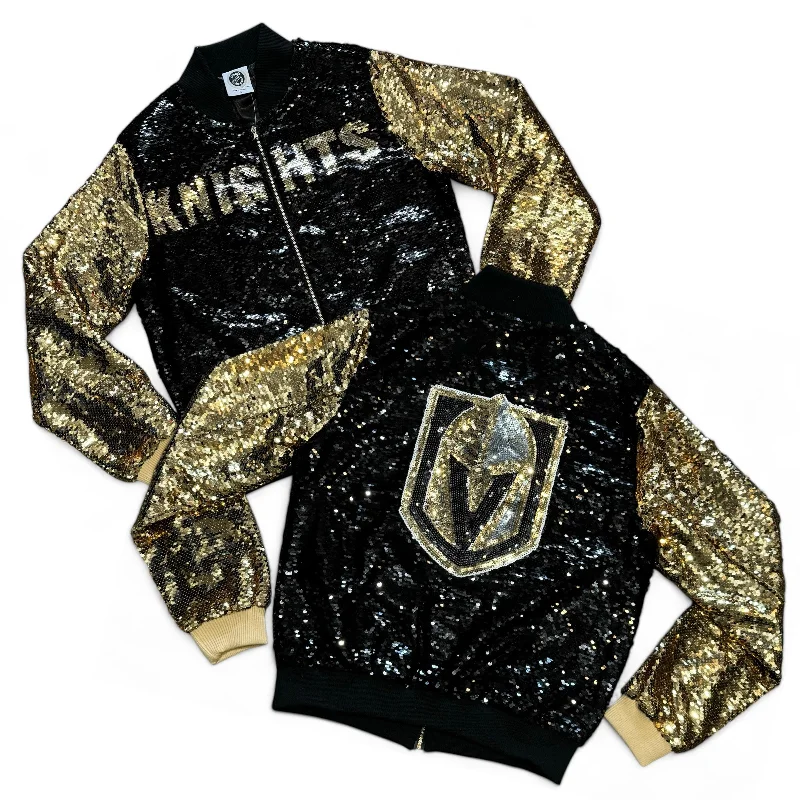 Vegas Golden Knights Women's Sequin Zip-Up Jacket