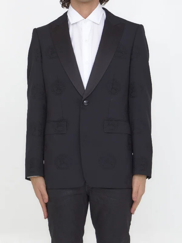 Oak Leaf Crest Tuxedo Jacket