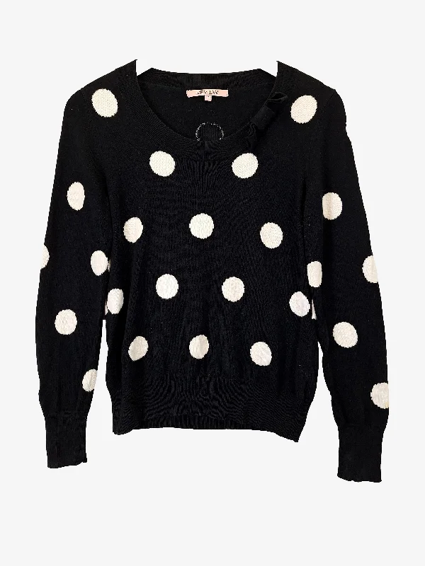 Review Feminine Polka Dot Lightweight Jumper Size 10