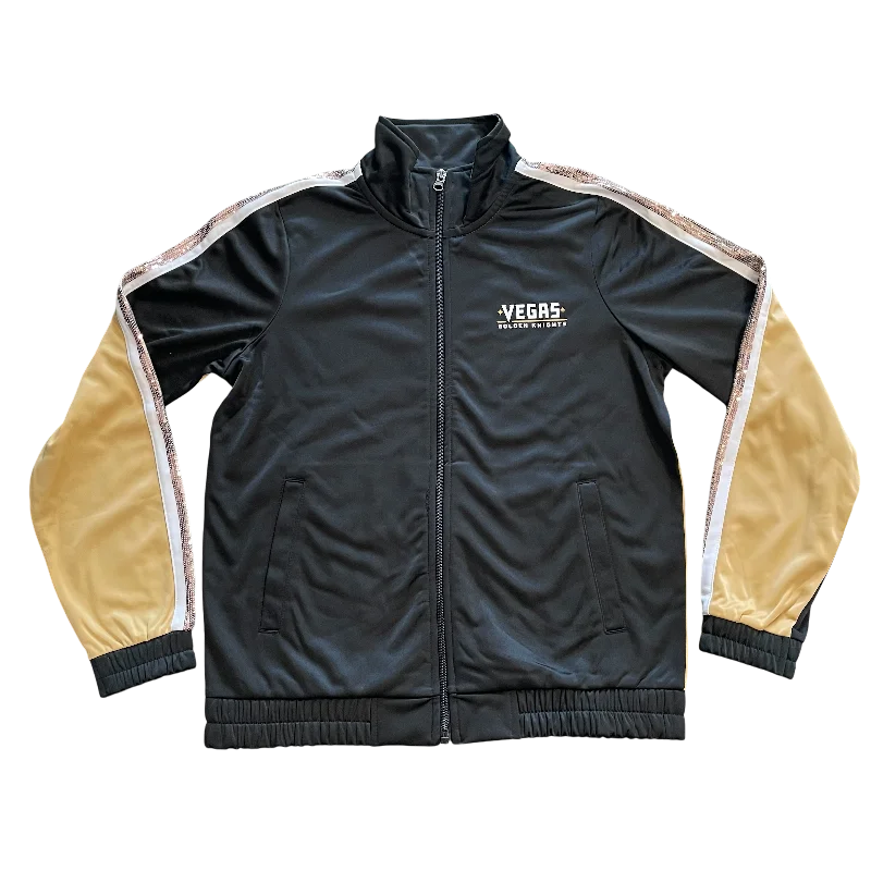 Vegas Golden Knights Women's Poly Sequin Zip-Up Jacket