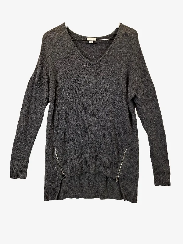 Witchery Oversized Double Zip Knit Jumper Size S